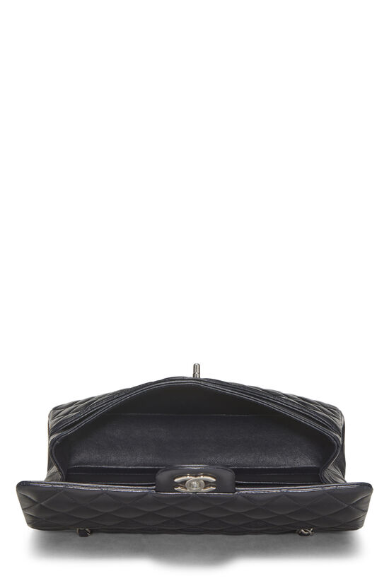 Black Quilted Lambskin Classic Double Flap Medium, , large image number 5