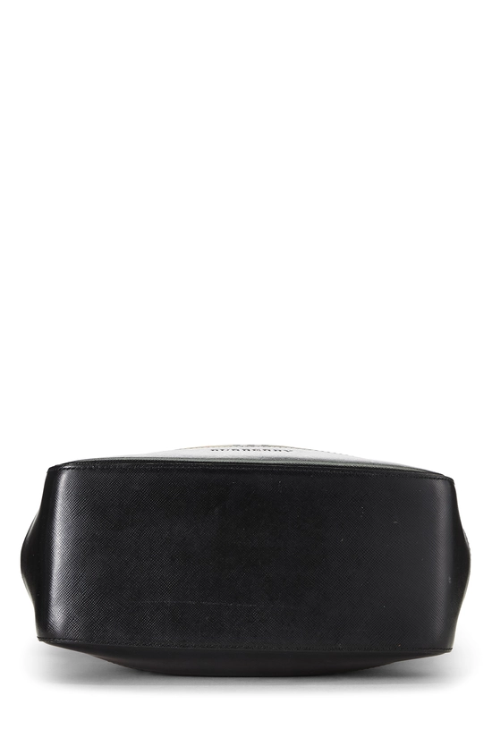 Black Haymarket Check Pocket Shoulder Bag, , large image number 4