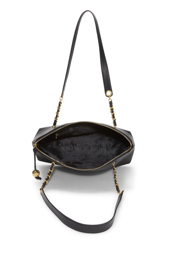 Black Caviar Zip Tote Large, , large image number 5