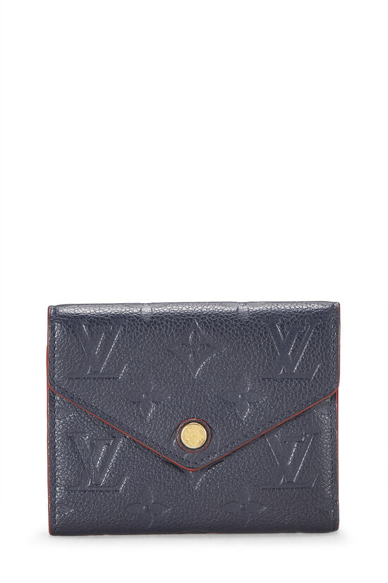 Bleu Infini Monogram Empreinte Victorine Wallet, , large image number 1