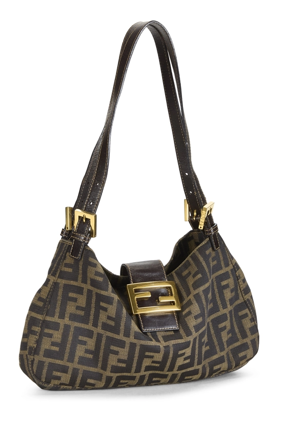 Brown Zucca Canvas Shoulder Bag, , large image number 1