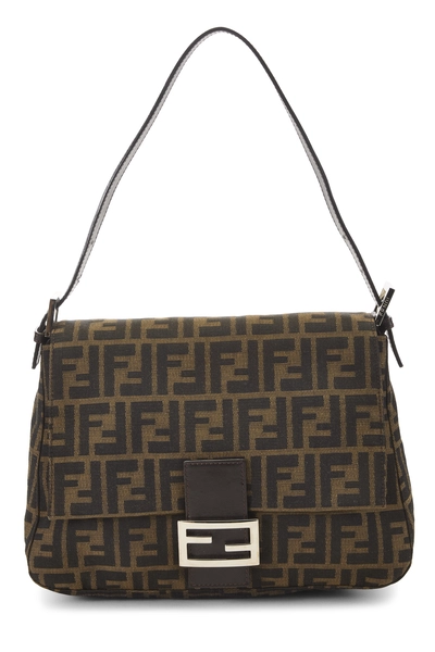 Fendi Brown Zucca Canvas Mama
