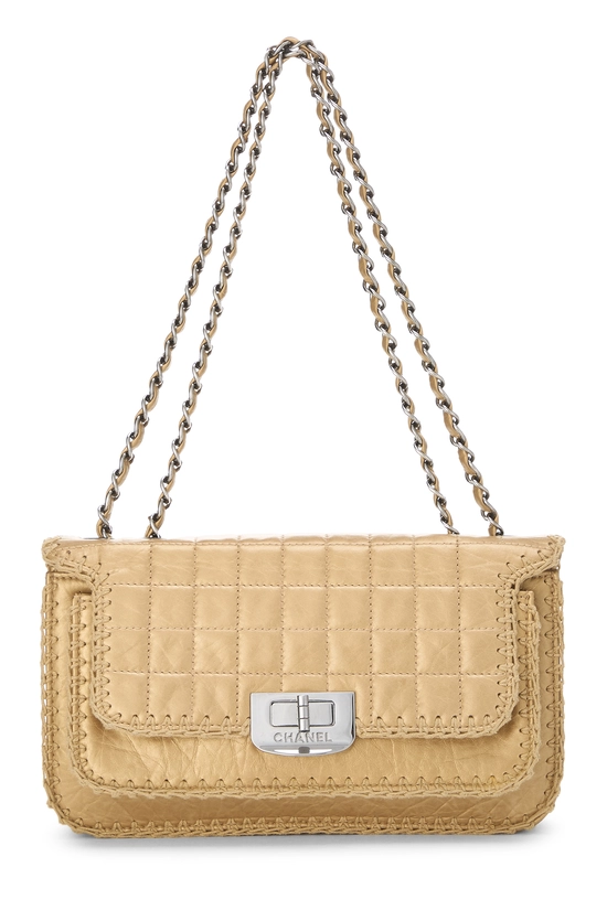 Gold Calfskin Chocolate Bar East/West, , large image number 0