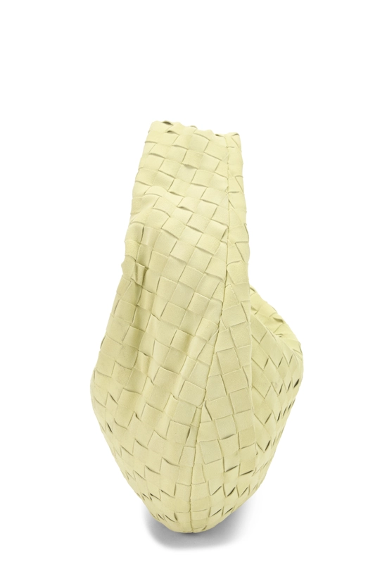 Yellow Intrecciato Suede Teen Jodie, , large image number 2