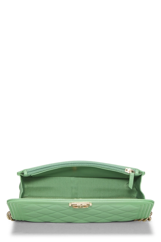 Green Lambskin Boy Wallet on Chain (WOC), , large image number 5