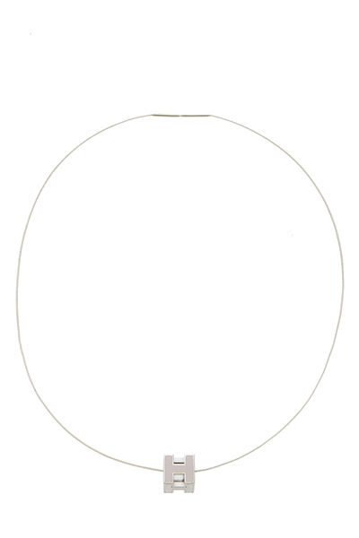 White Cage d'H Necklace