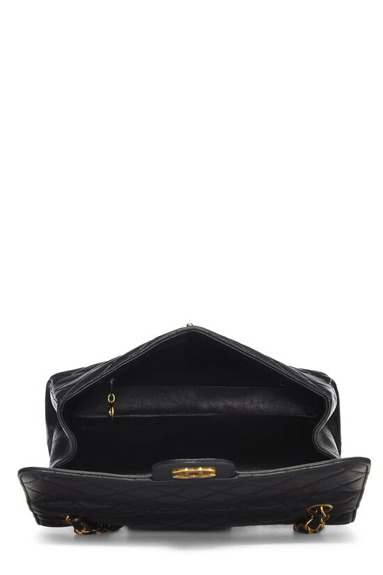 Chanel Black Quilted Lambskin Double Sided Classic Flap Medium  Q6B0N91IK0020