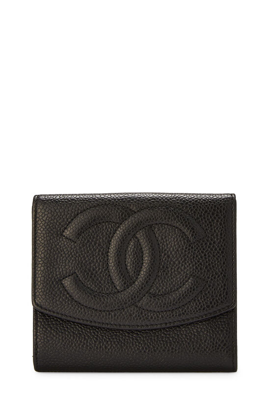 Black Caviar Timeless 'CC' Compact Wallet, , large image number 0