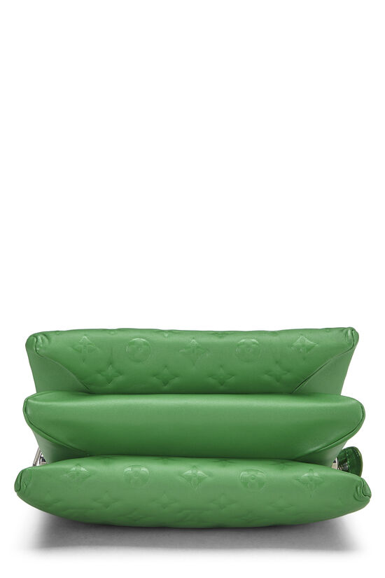 Louis Vuitton Green Monogram Embossed Coussin PM QJB132PFWF001 | WGACA
