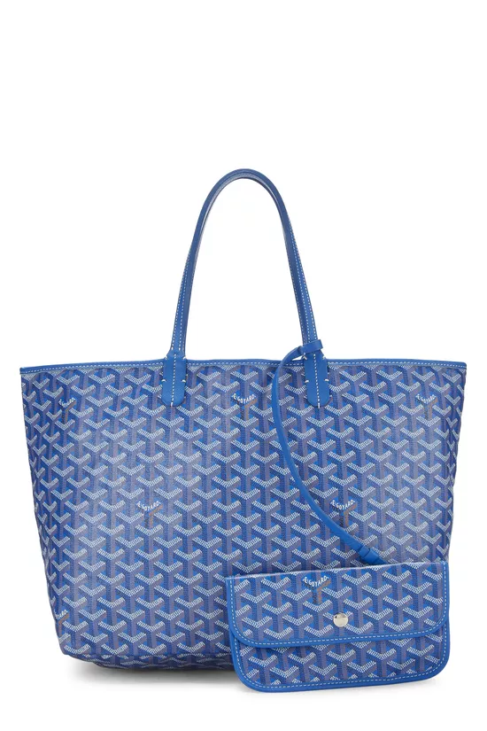 Blue Goyardine Canvas Saint-Louis PM, , large image number 3