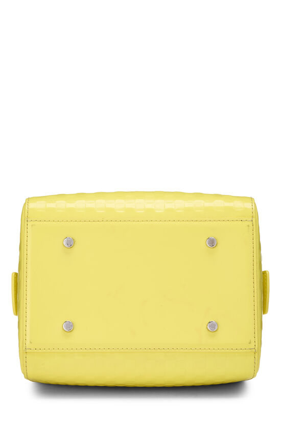 Yellow Damier Facette Speedy Cube PM, , large image number 4