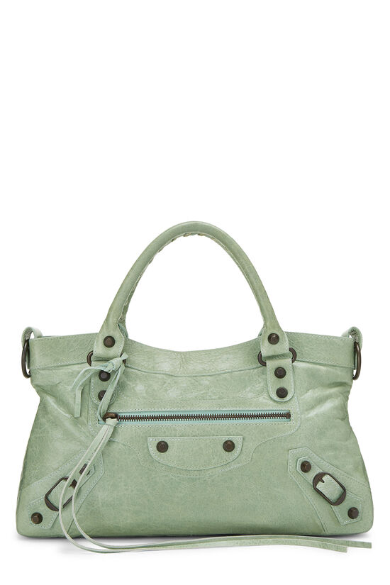 Green Agneau Classic First Handbag, , large image number 2