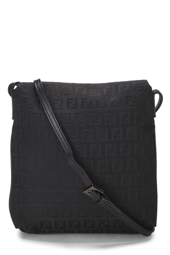 Black Zucchino Canvas Tube Messenger Small, , large image number 3