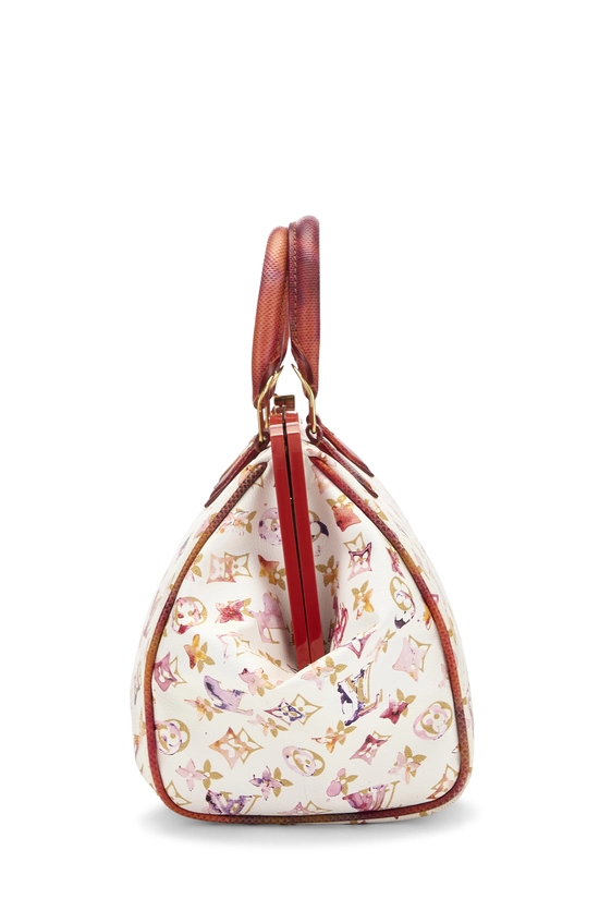 Richard Prince x Louis Vuitton White Monogram Watercolor Frame Speedy, , large image number 2