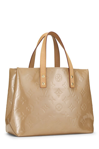 Beige Monogram Vernis Reade PM, , large
