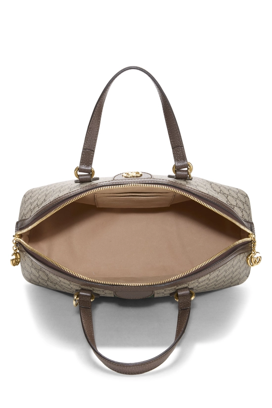 Brown GG Supreme Ophidia Dome Shoulder Bag Medium, , large image number 5