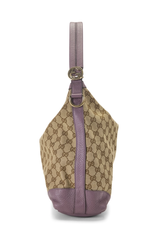 Purple Original GG Canvas Miss GG Tote Large, , large image number 2