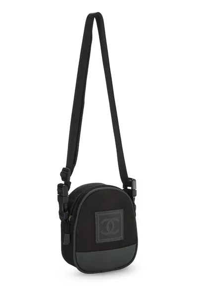 Chanel Green Canvas Sportline Crossbody Small — photo 2