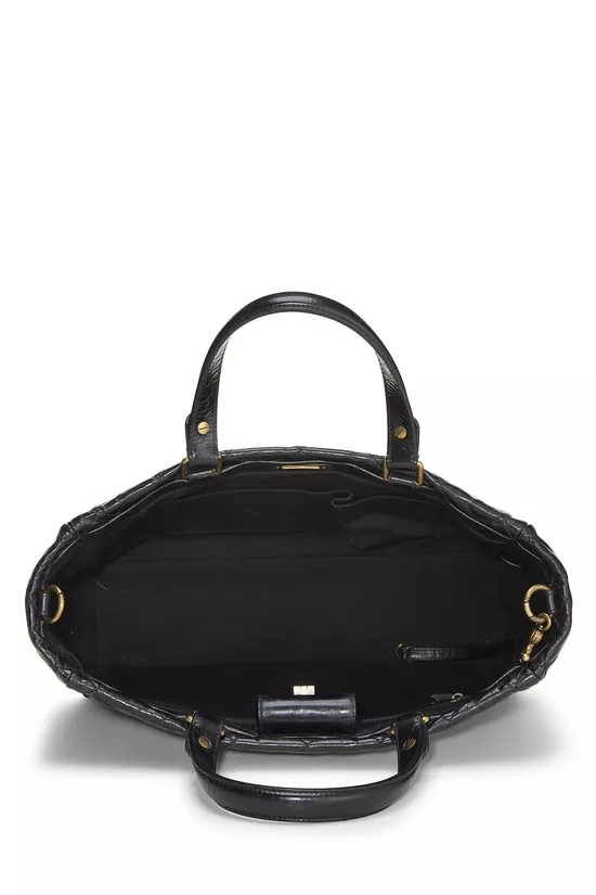 Black Calfskin Reissue Shopping Tote Large, , large image number 5