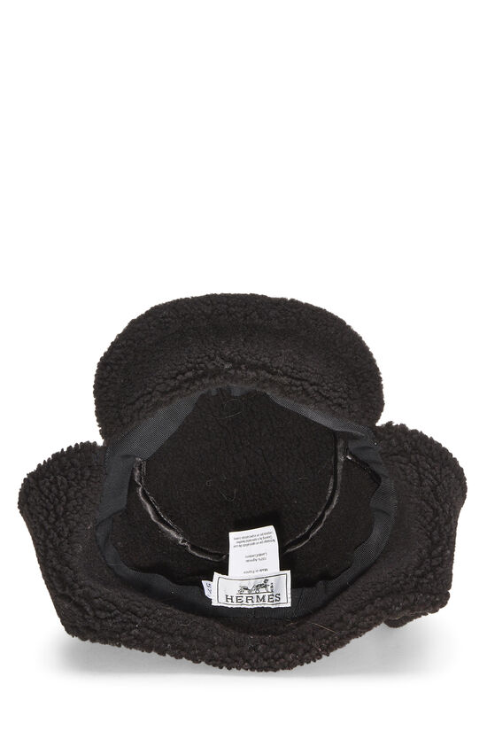 Navy Agneau Trapper Hat, , large image number 3