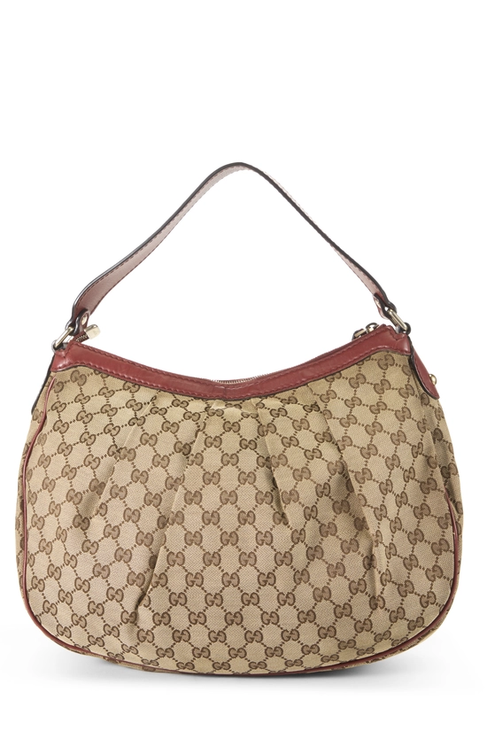 Red Original GG Canvas Sukey Hobo, , large image number 3