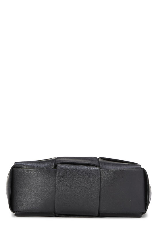 Black Maxi Intrecciato North South Cassette Tote Mini, , large image number 4