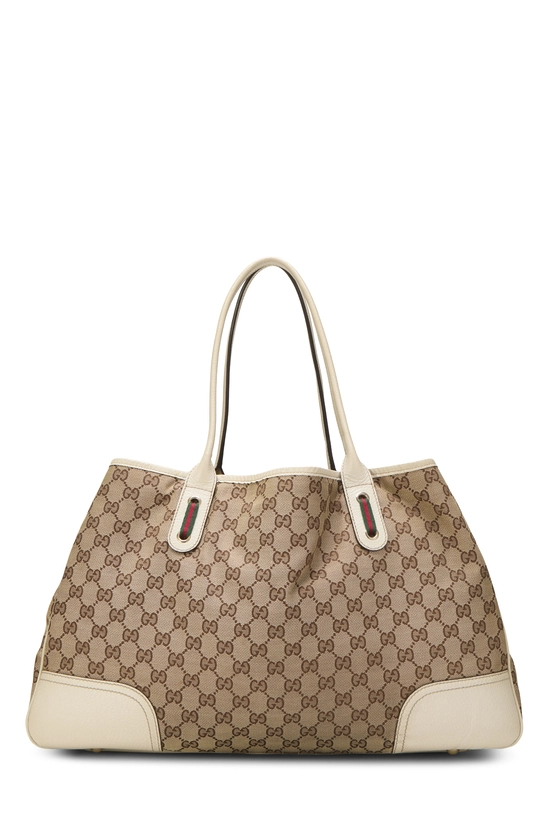 White Original GG Canvas Princy Tote Large, , large image number 3