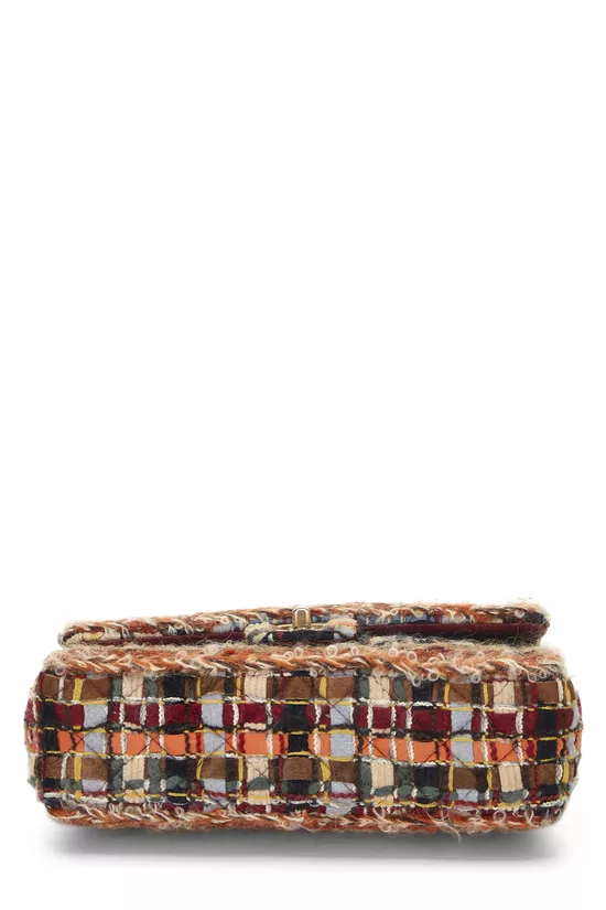 Multicolor & Metallic Tweed Half Flap Medium, , large image number 4
