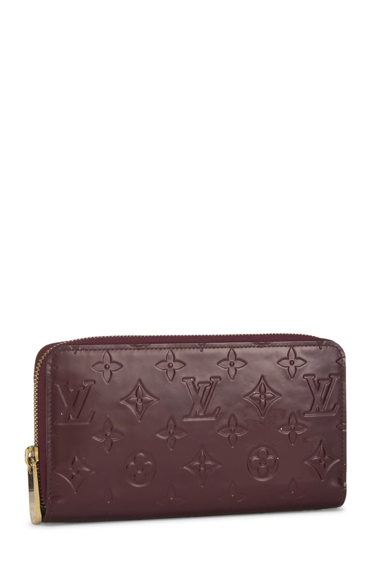 Pre-Owned Griotte Monogram Vernis Zippy Continental Wallet