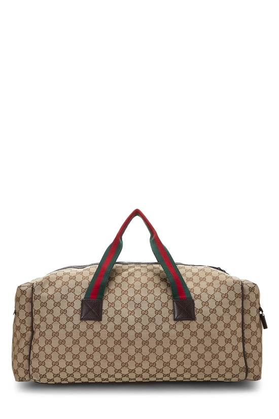 Original GG Canvas Web Duffle Bag Large, , large image number 3