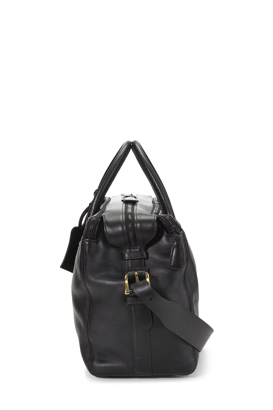 Black Lambskin Duffle Bag, , large image number 2