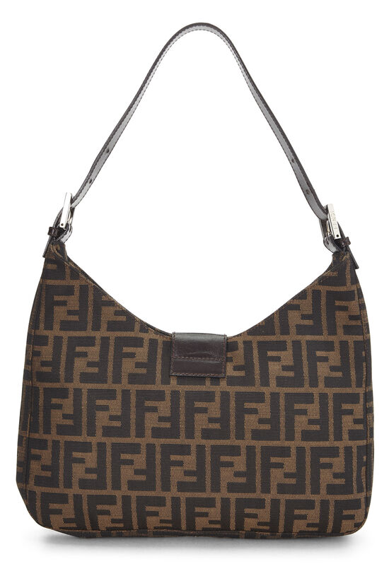 Brown Zucca Canvas Shoulder Bag, , large image number 3