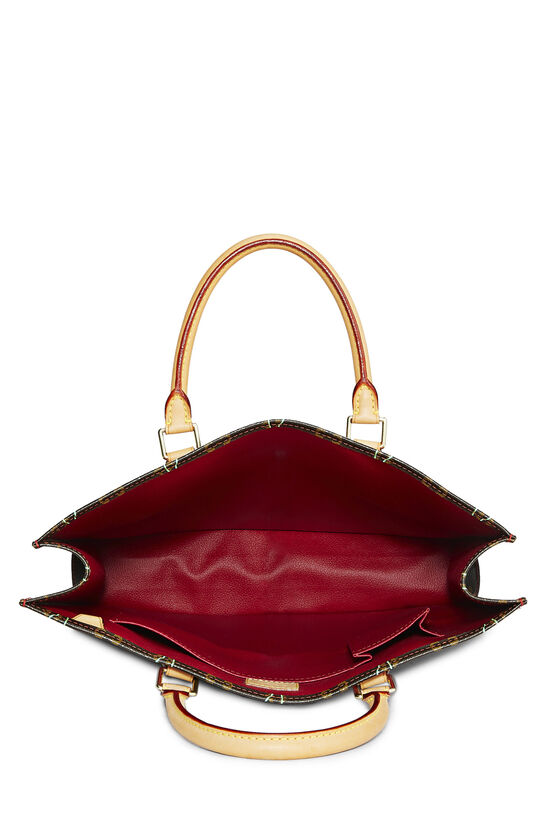 Louis+Vuitton+Sac+Plat+Satchel%2FTop+Handle+Bag+Medium+Brown+