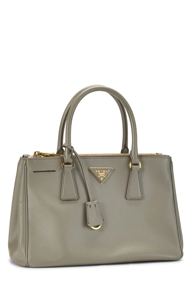 Prada Grey Saffiano Executive Tote Small — photo 2