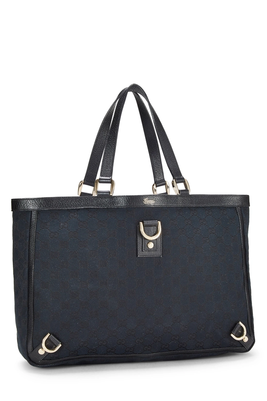 Black Original GG Canvas Abbey Tote, , large image number 1