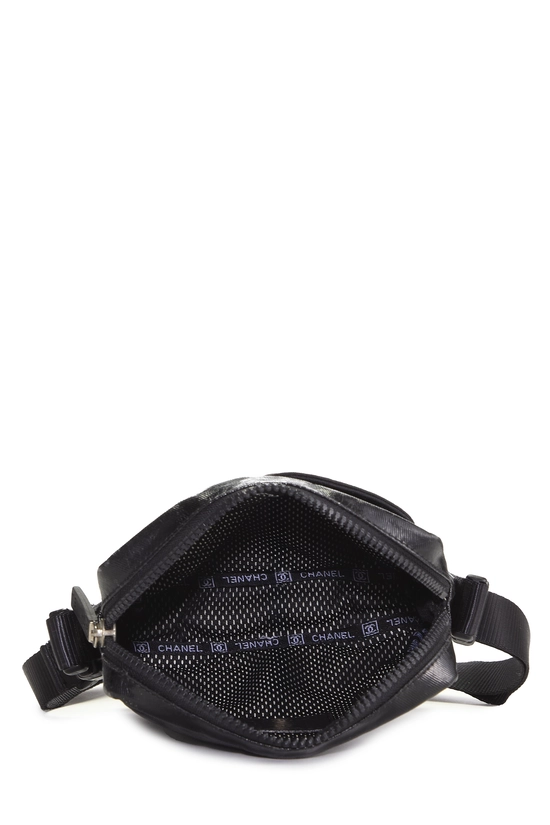 Black Coated Canvas Sportline Crossbody, , large image number 5