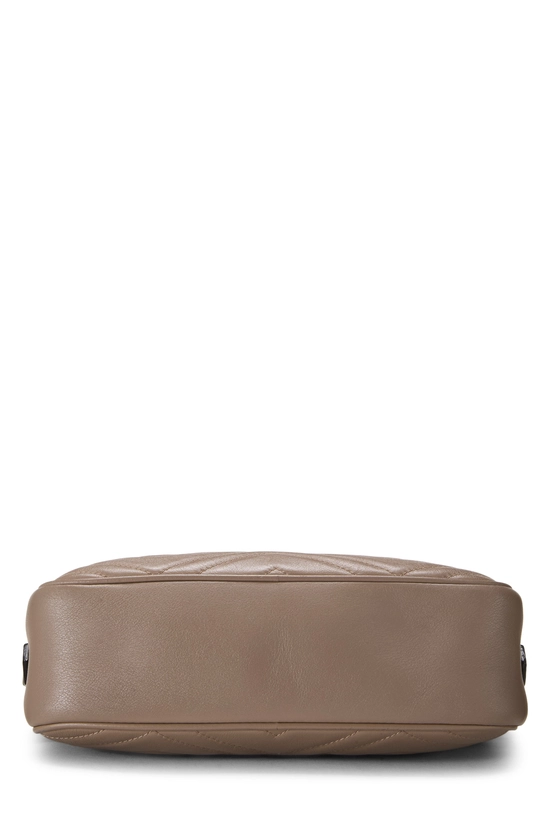 Beige Leather GG Marmont Crossbody Bag Small, , large image number 4