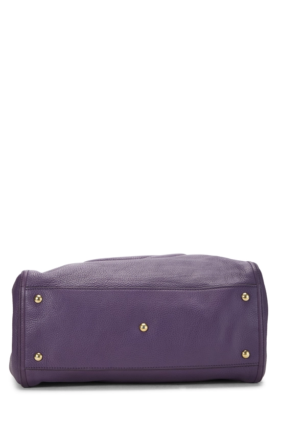 Purple Leather Soho Convertible Shoulder Bag, , large image number 4