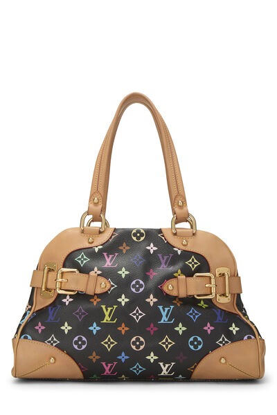 Takashi Murakami x Louis Vuitton Black Monogram Multicolore Claudia