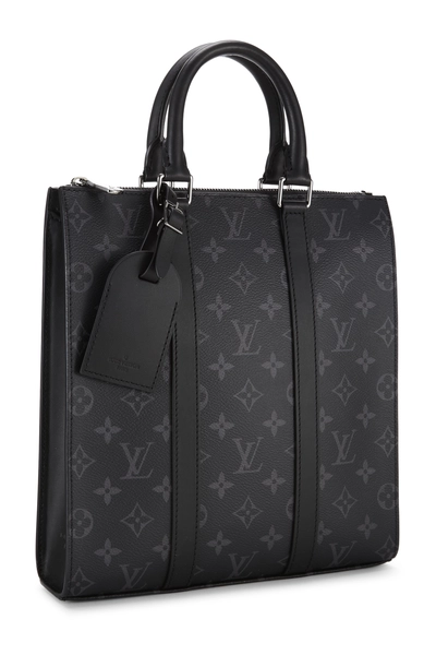 Louis Vuitton Black Monogram Canvas Sac Plat Cross — photo 2