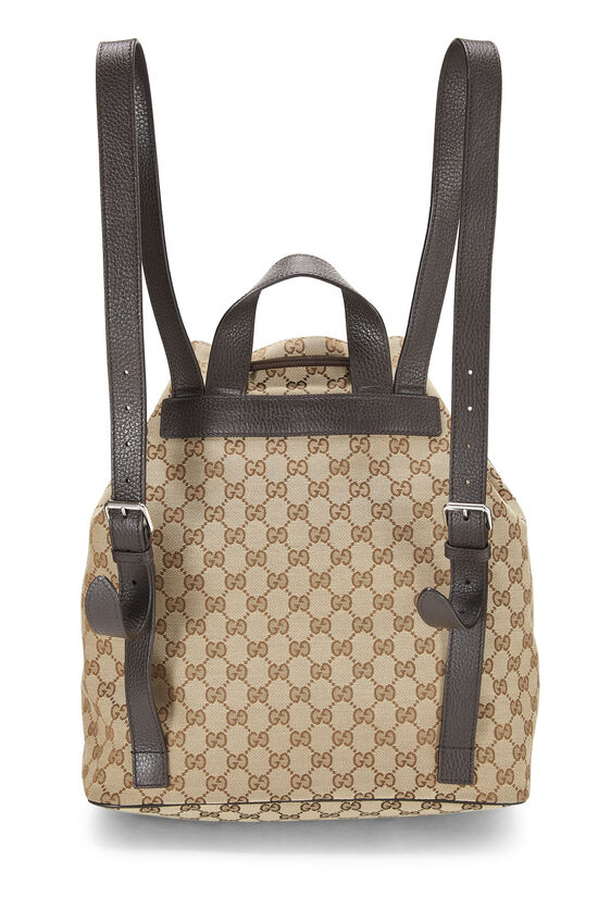 Original GG Canvas Drawstring Backpack, , large image number 3