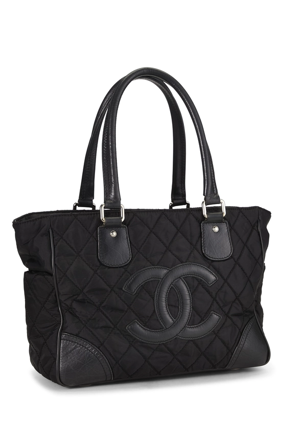 Black Nylon Paris-New York Tote, , large image number 1