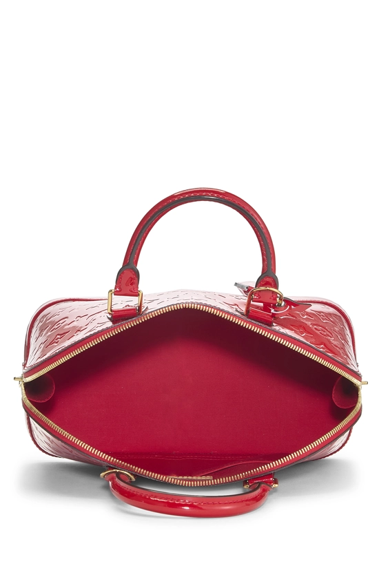 Red Monogram Vernis Alma PM NM, , large image number 5