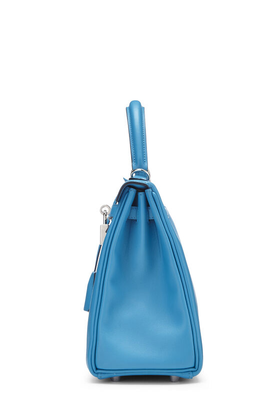 Hermes Birkin bag 25 Blue frida Swift leather Silver hardware