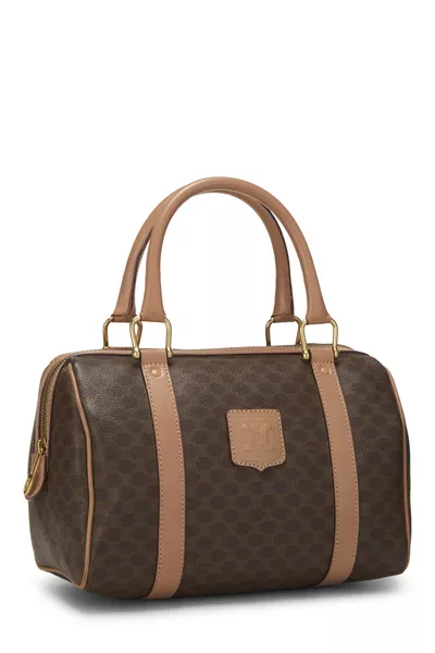 Brown Coated Canvas Macadam Boston, , large