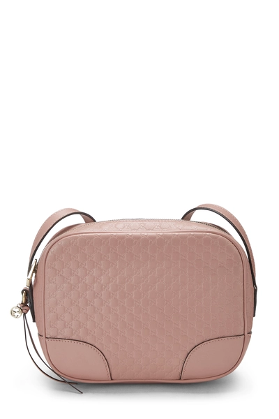 Gucci Pink Microguccissima Bree Crossbody