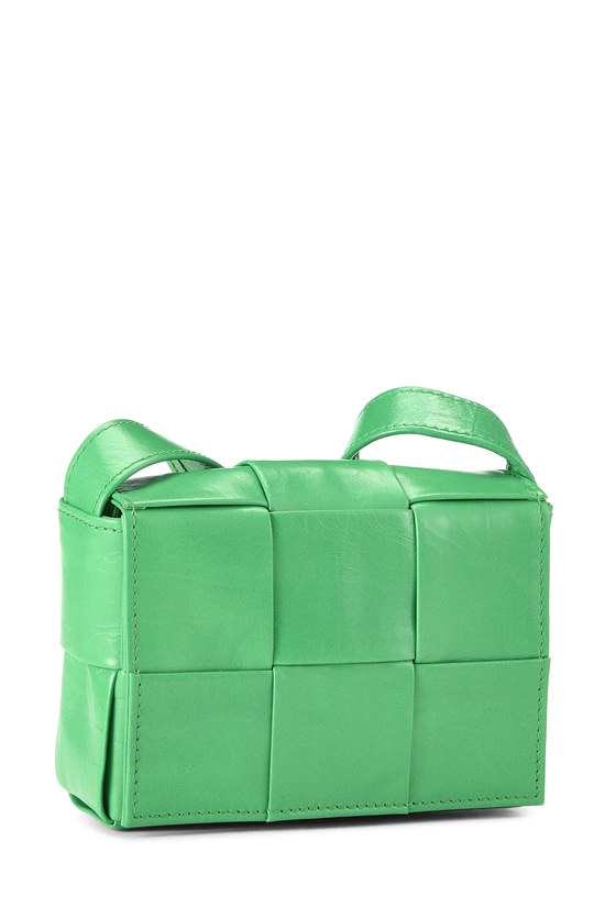 Green Maxi Intrecciato Candy Cassette Crossbody, , large image number 1