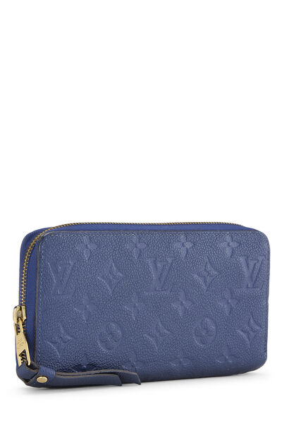 Blue Monogram Empreinte Zippy Wallet, , large
