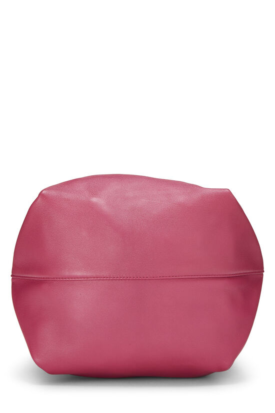 Pink Leather Teddy Bucket Bag, , large image number 4