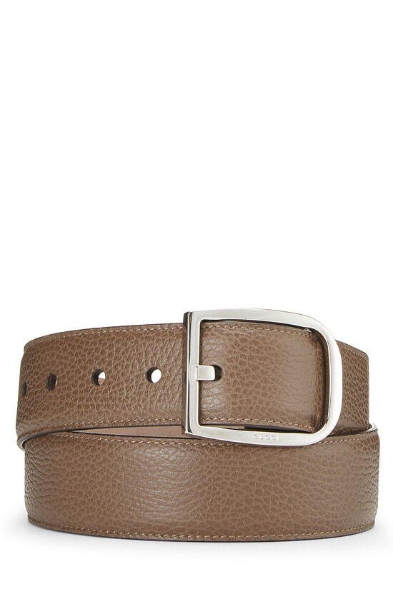 Brown Leather Belt 85, , large image number 0